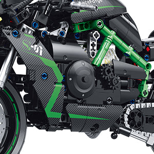 1:8 Motorcycle Building Set for Adults,Kickstand for Display(511PCS)