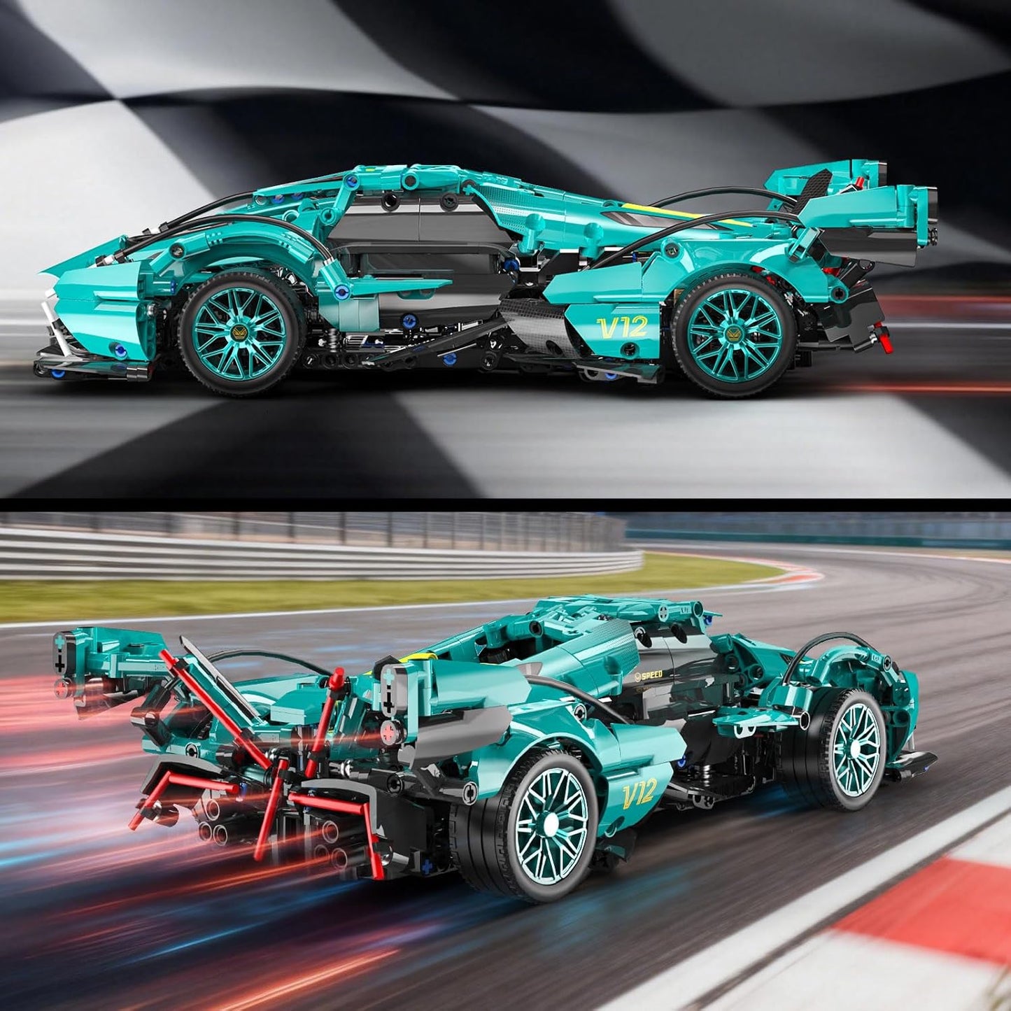 1:14 Sports Race Car Building Set