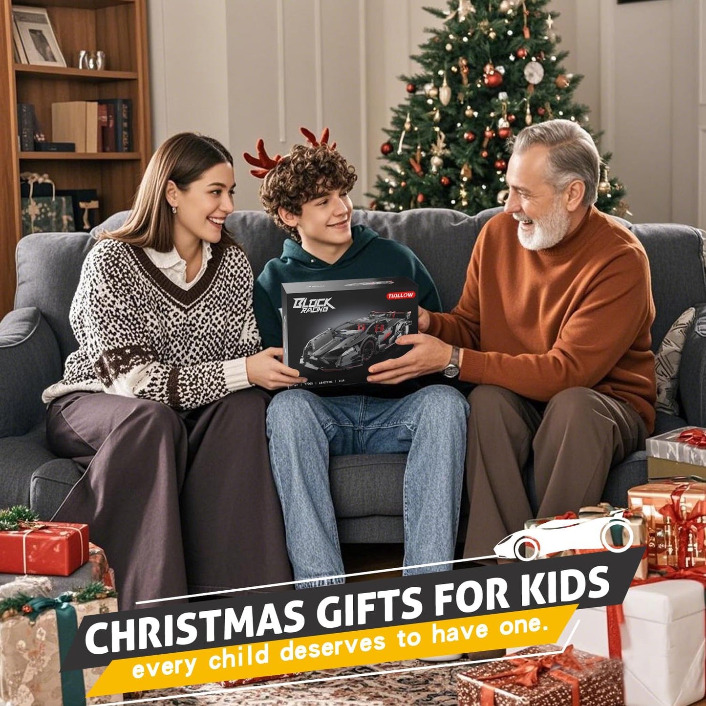 1:14 Technic Cars Building Block Toy Decor Model