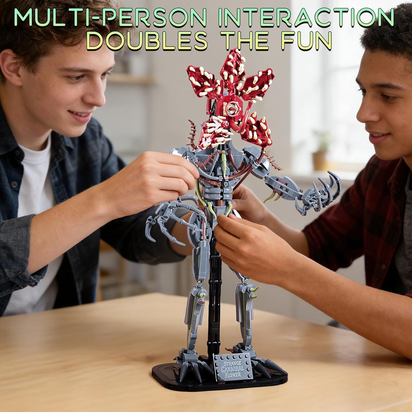 2-in-1 Demogorgon Cannibal Flower Building Set(858PCS)
