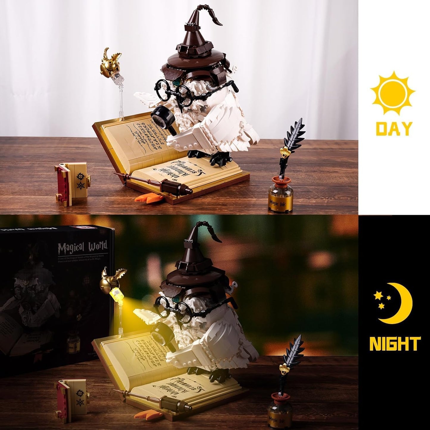 Magic World Owl Building Set (1162 PCS)