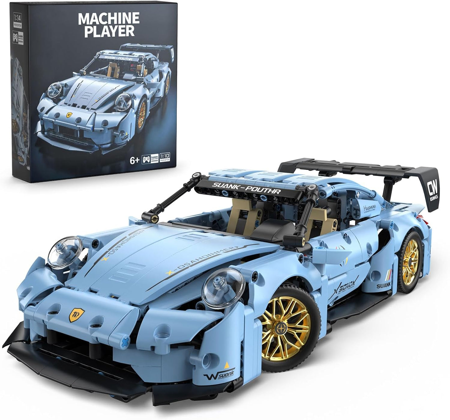 1:14 MOC Toys Racing Model Car Kits