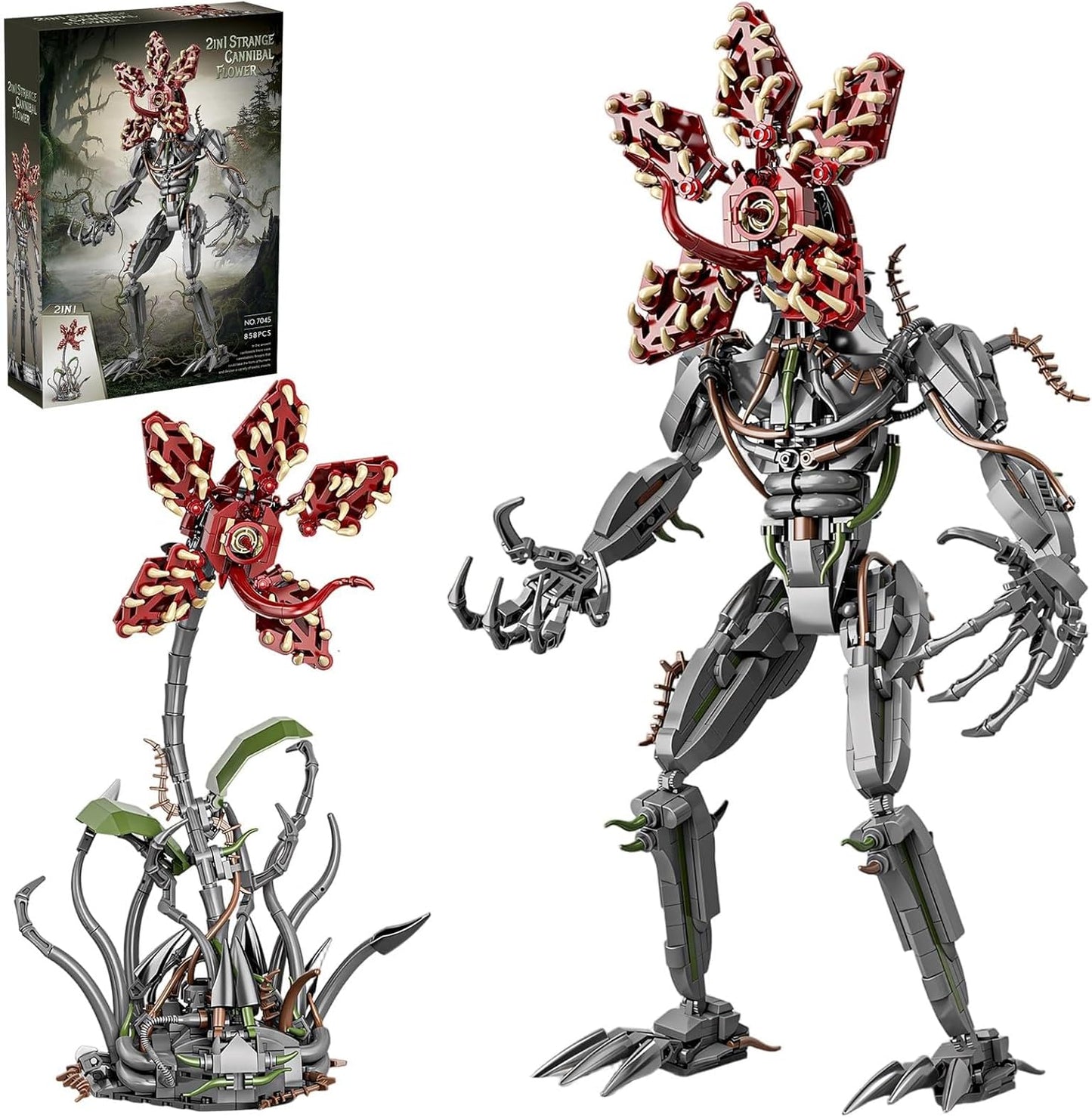 2-in-1 Demogorgon Cannibal Flower Building Set(858PCS)