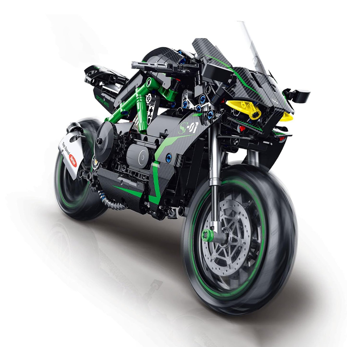 1:8 Motorcycle Building Set for Adults,Kickstand for Display(511PCS)