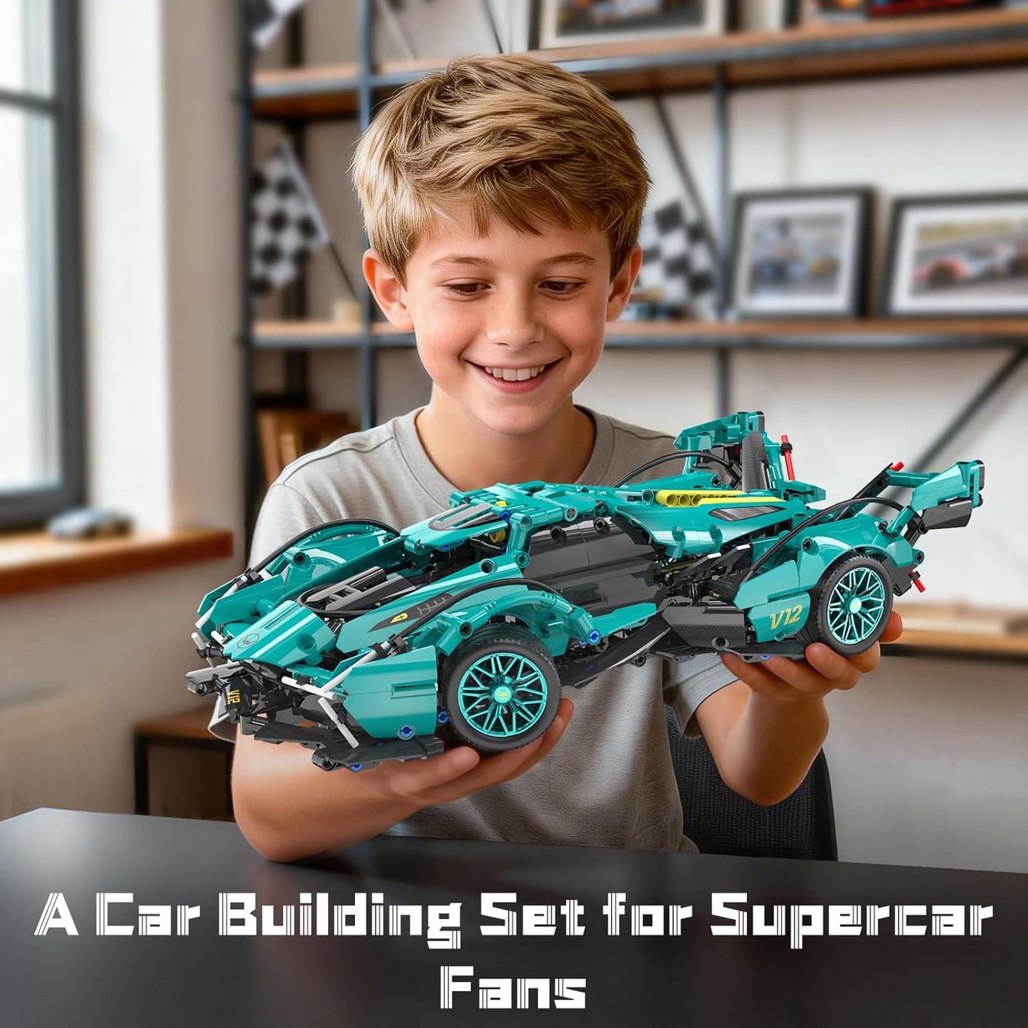 1:14 Sports Race Car Building Set