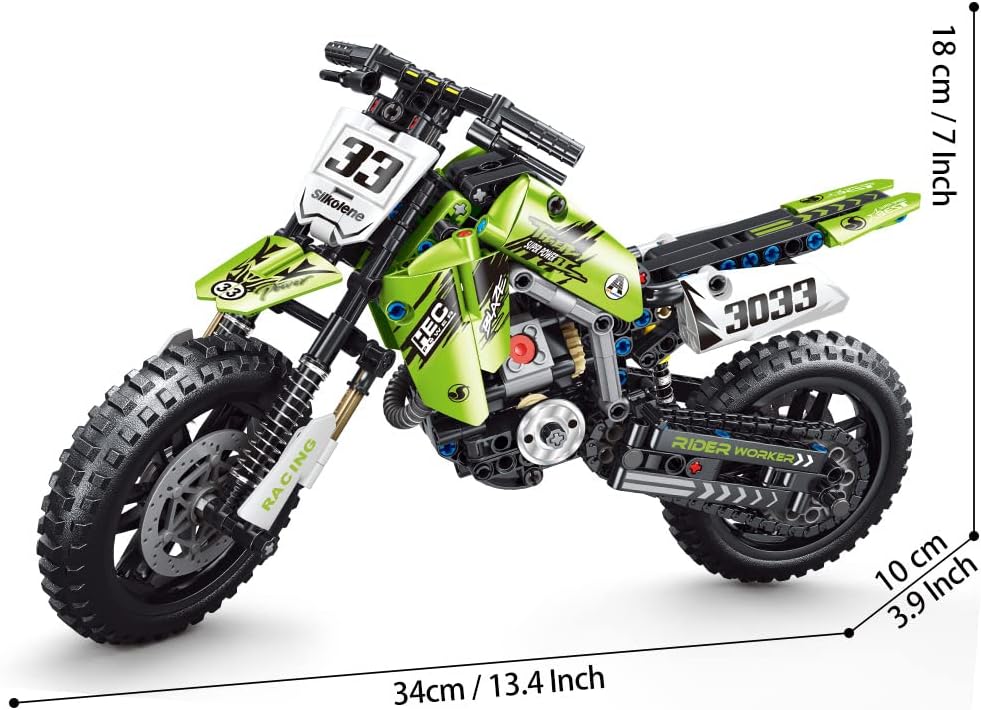 Motorcycle Toy Building Blocks Kit (476 PCS)