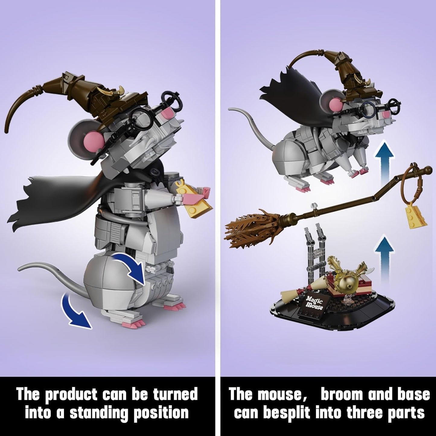 Magic Witch Mouse Building Blocks (676PCS)