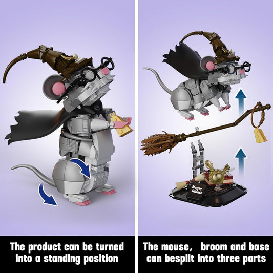 Magic Witch Mouse Building Blocks (676PCS)