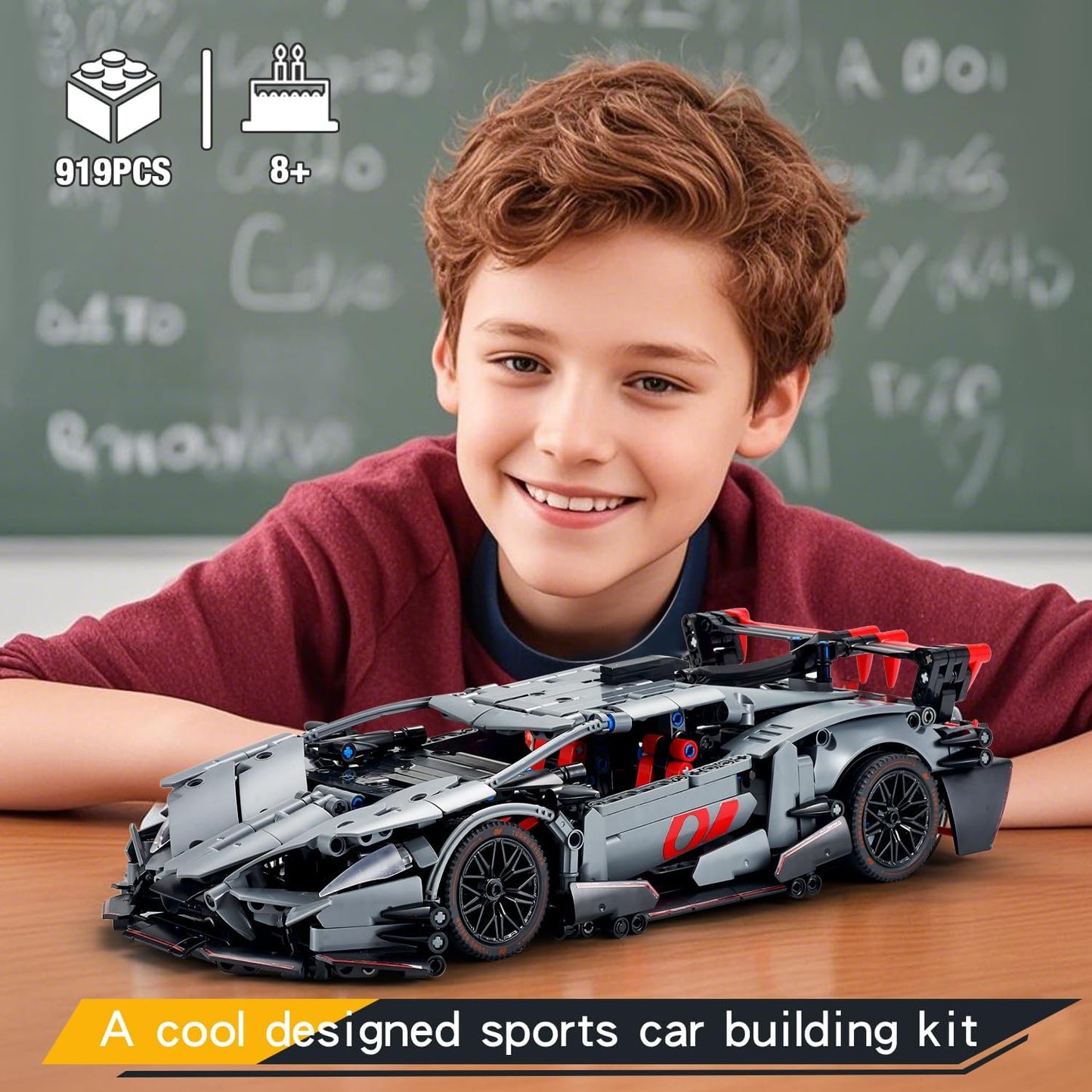 1:14 Technic Cars Building Block Toy Decor Model