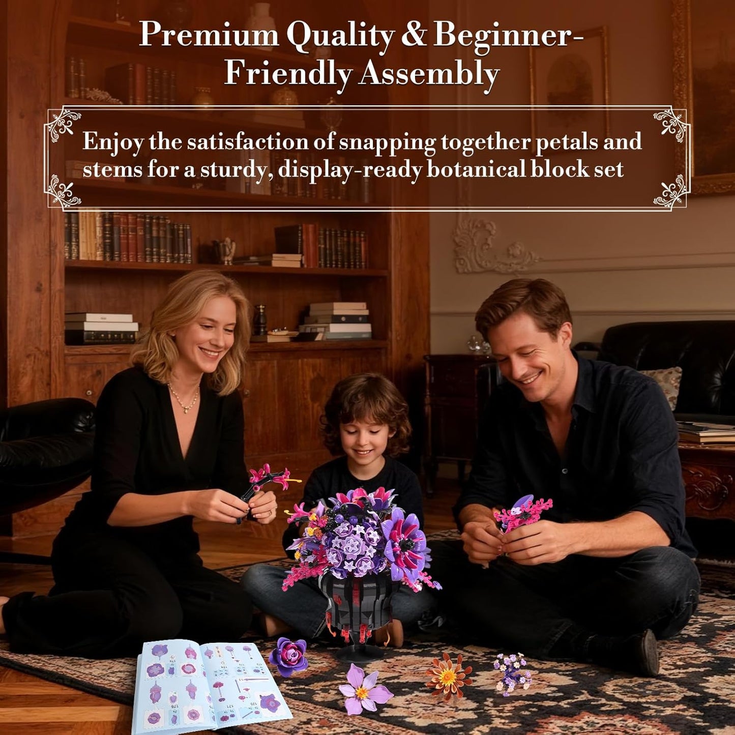 Flowers Bouquet Block Set