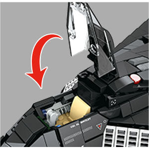 Military Fighter Building Set for Adults, F-117 A Nighthawk Aircraft Plane Model Kit