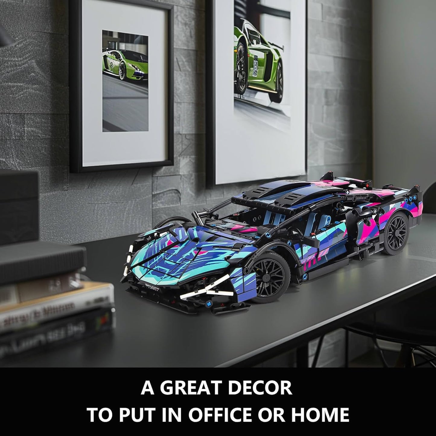 1:14 MOC Toys Car Building Kit, Racing Car Model Kits