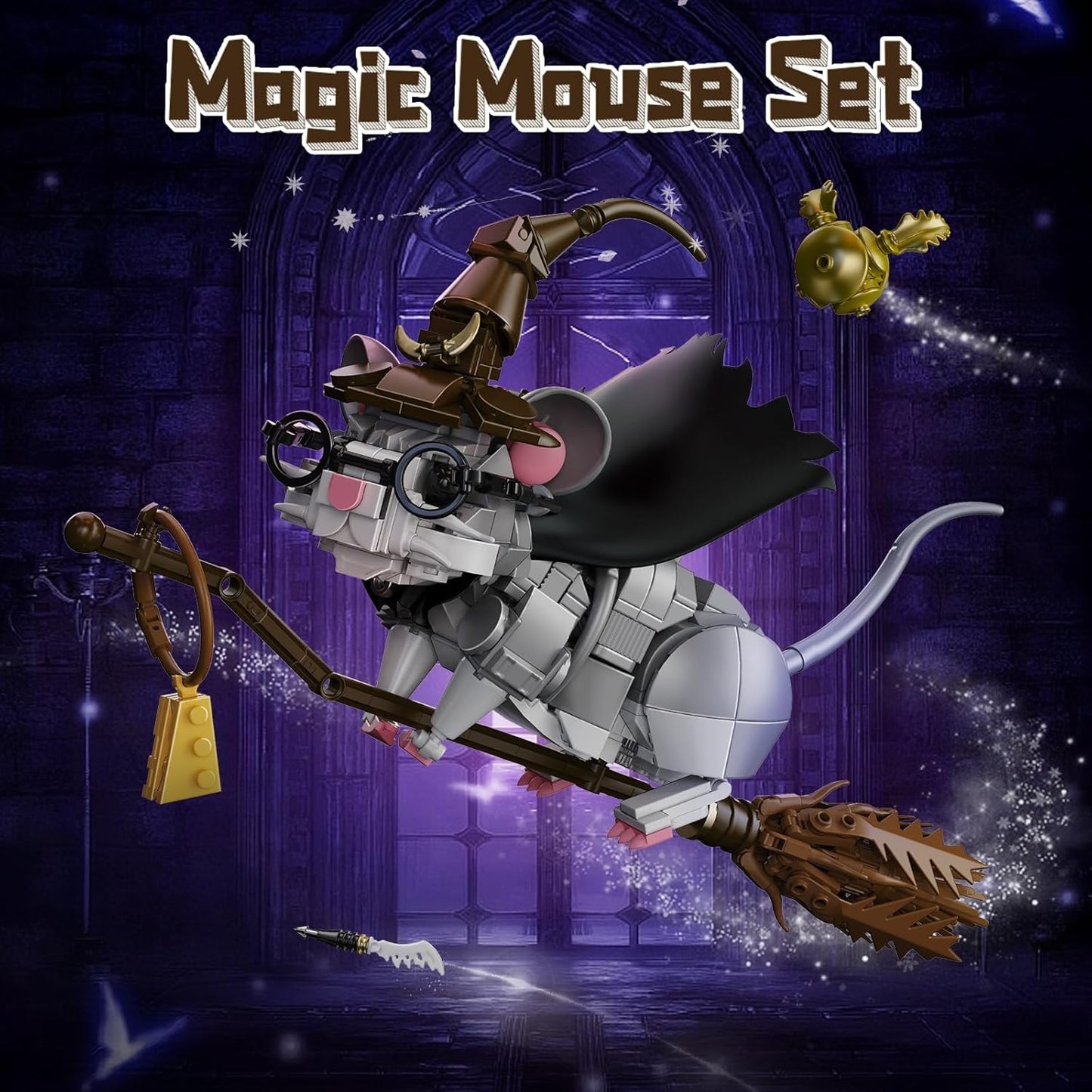 Magic Witch Mouse Building Blocks (676PCS)