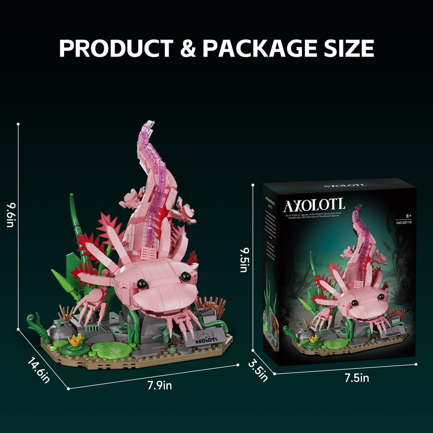 Axolotl Building Set 998 PCS