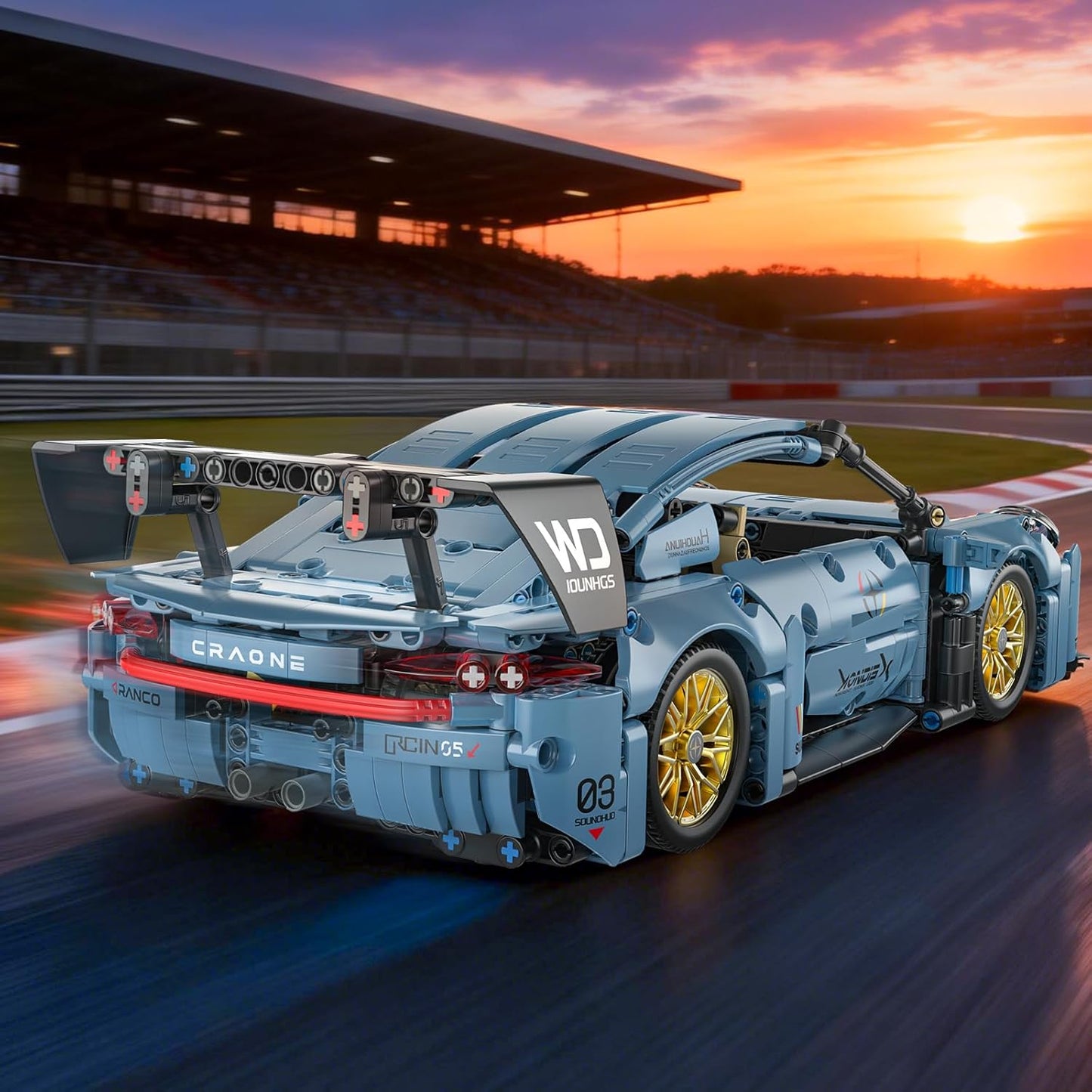 1:14 Chodia Race Car Building Blocks Kit (973 PCS)