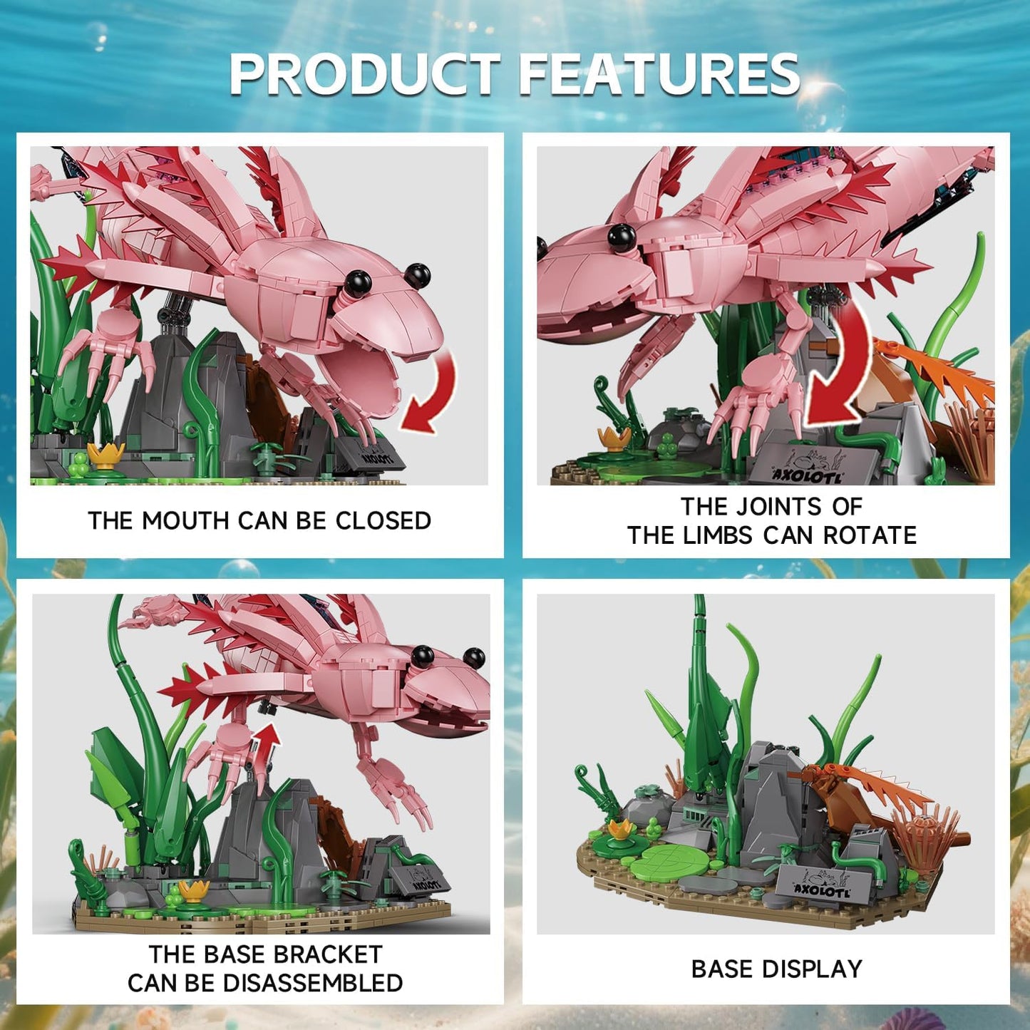 Axolotl Building Set 998 PCS