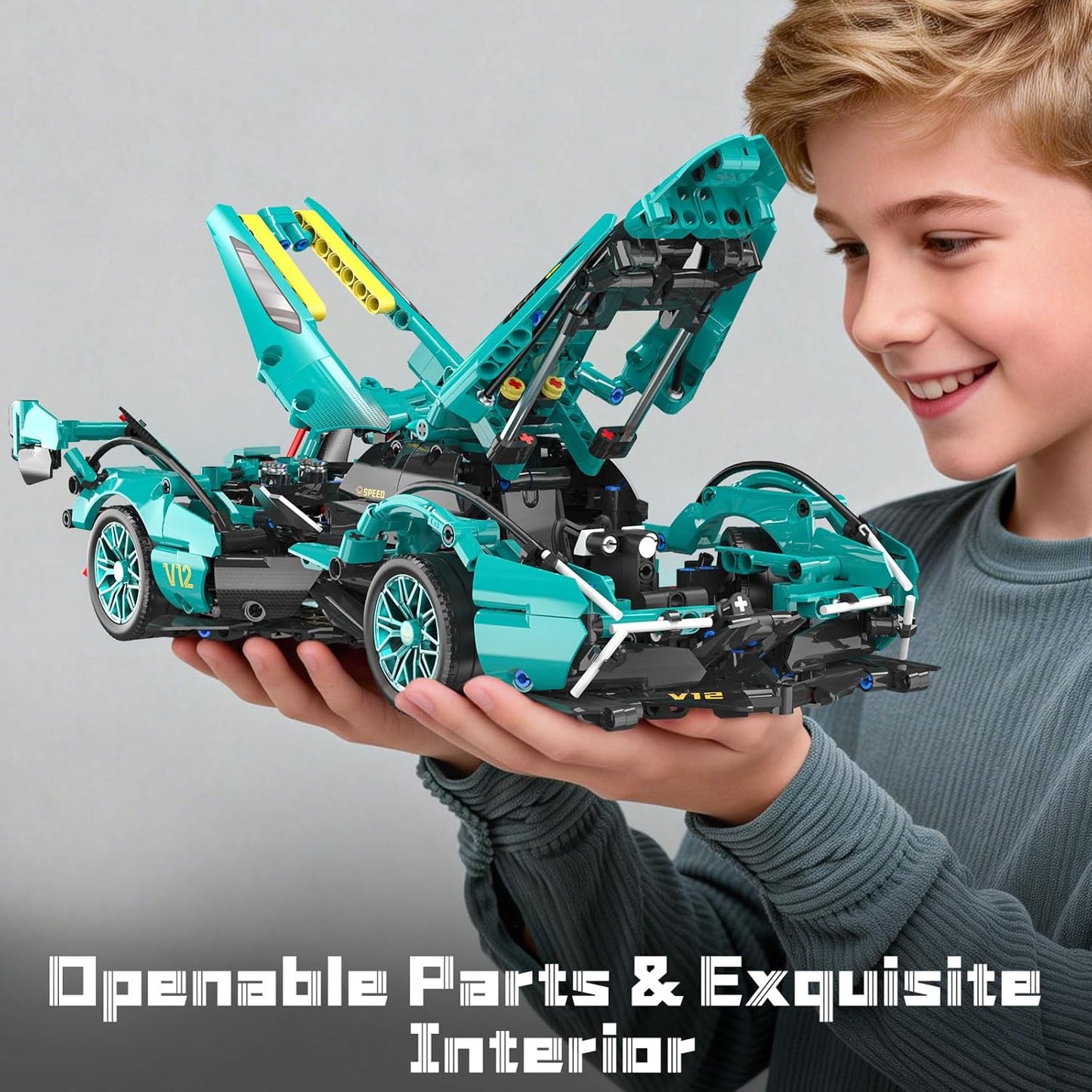 1:14 Sports Race Car Building Set