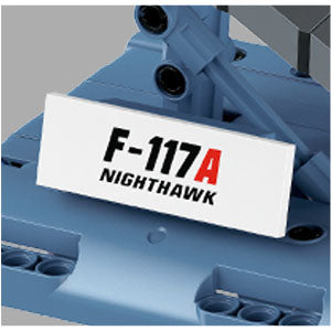 Military Fighter Building Set for Adults, F-117 A Nighthawk Aircraft Plane Model Kit