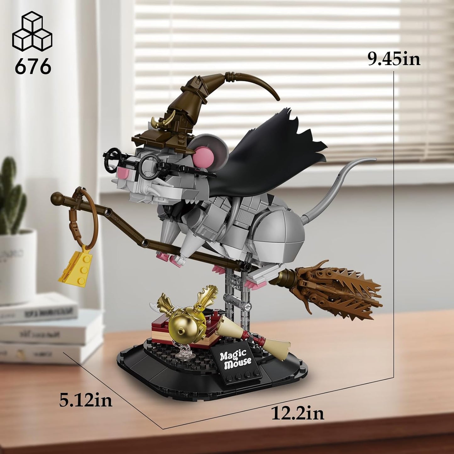 Magic Witch Mouse Building Blocks (676PCS)