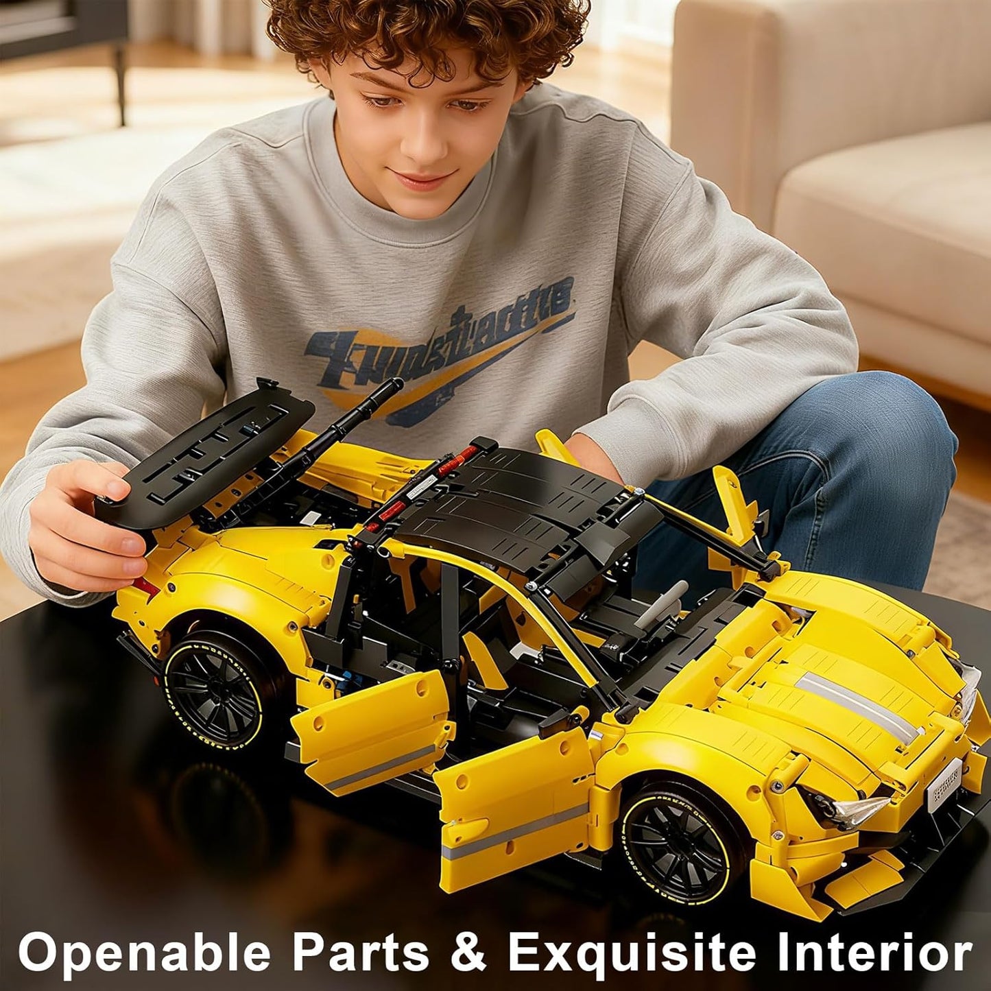 1:10 Sports Race Car Building Set (2143PCS)