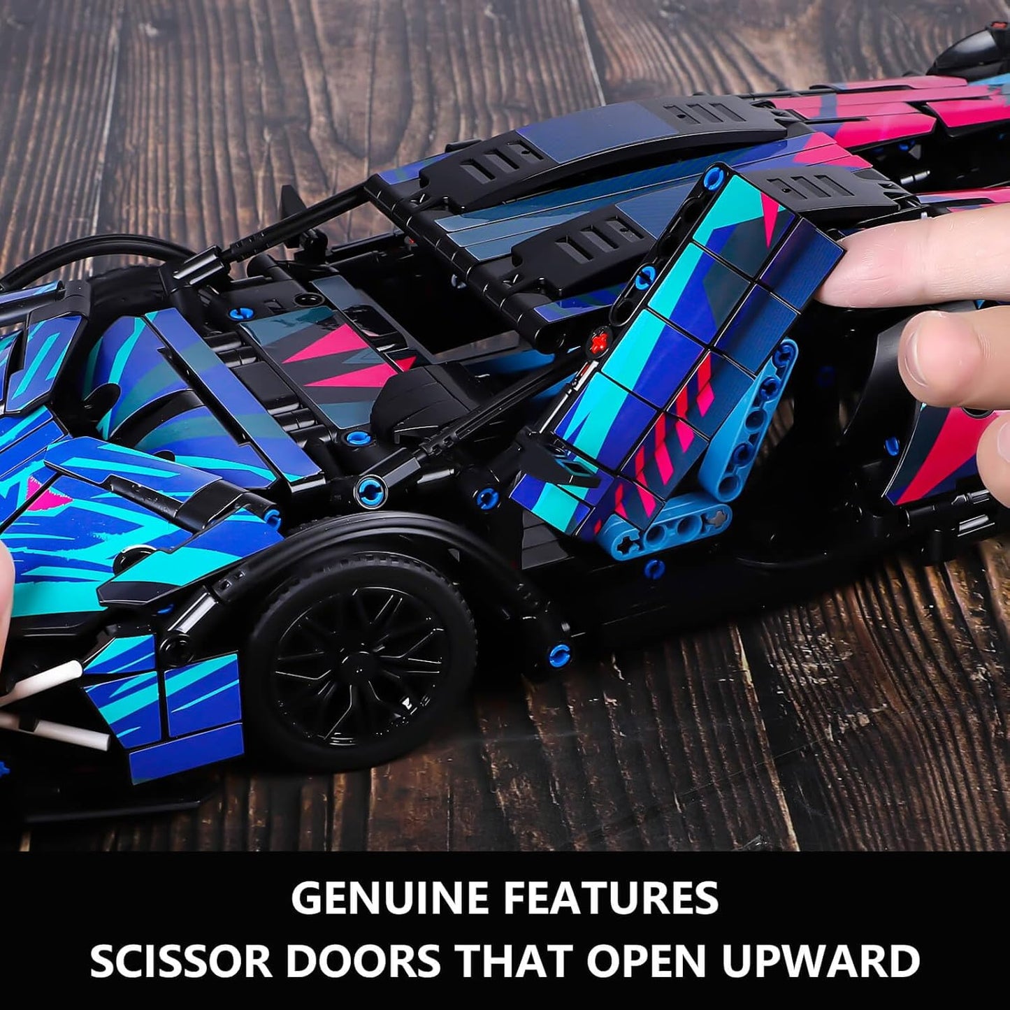 1:14 MOC Toys Car Building Kit, Racing Car Model Kits