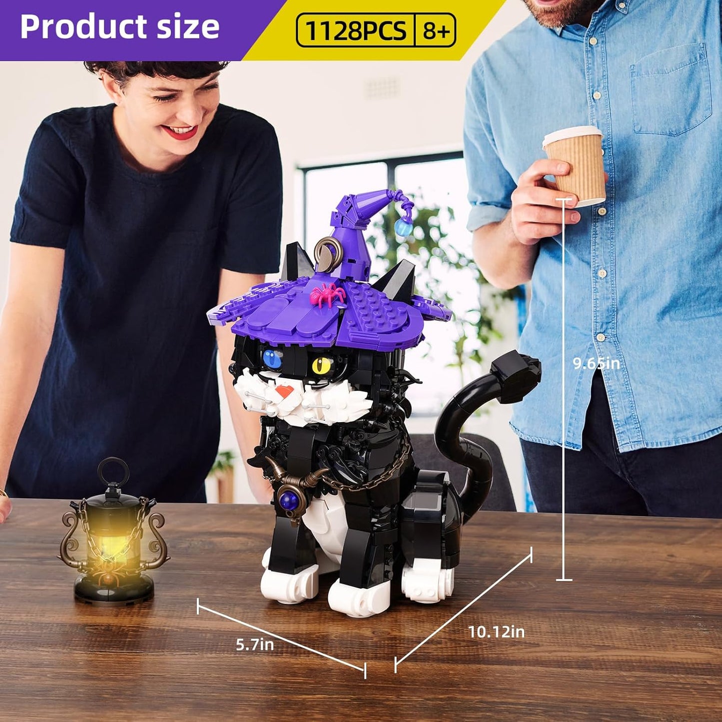 Harry Magic Cat Animal Building Set(1128 PCS)