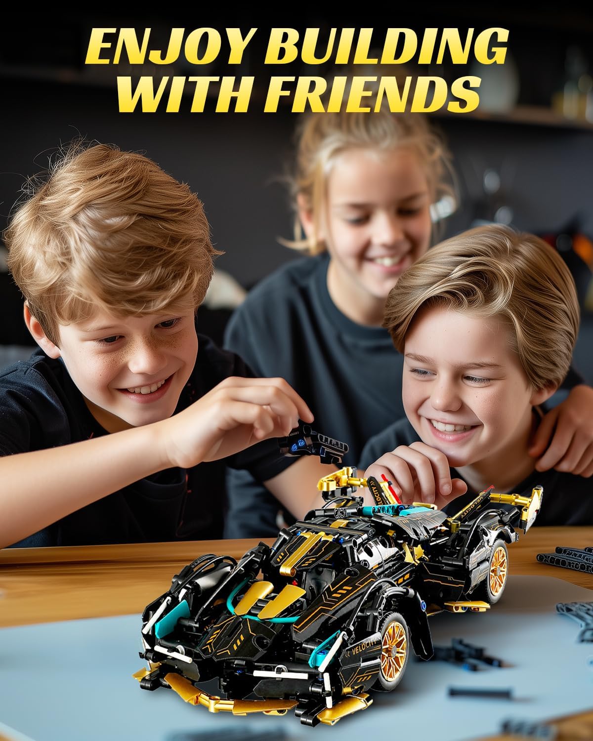 1:14 V12 Technic Super Sports Cars Model Sets(1314 PCS)