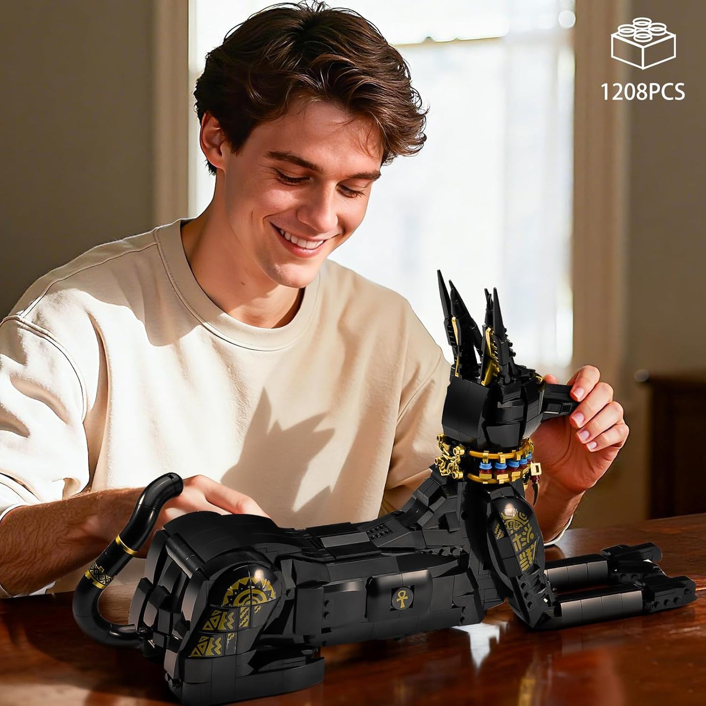 Animal Dog Model Building Blcoks for Home Decor(1208PCS)