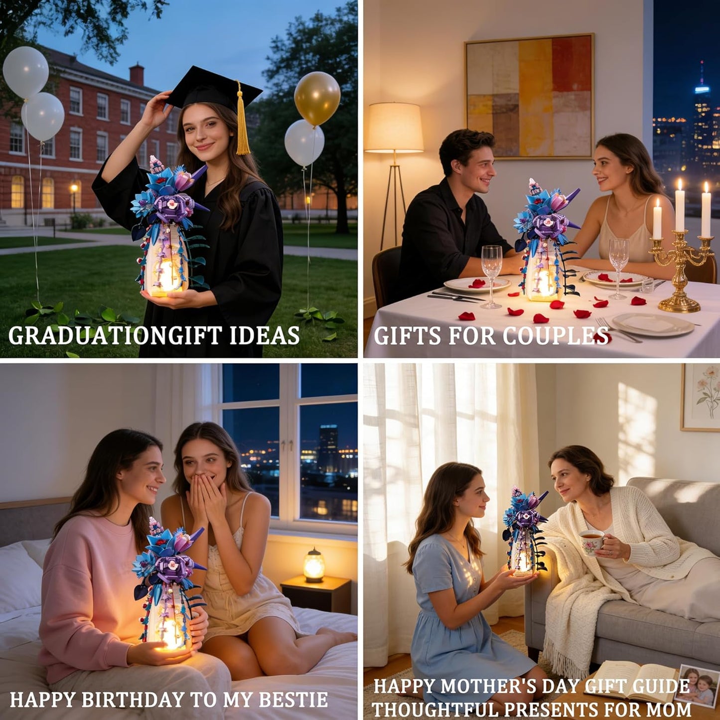 Flowers Bouquet Building Set