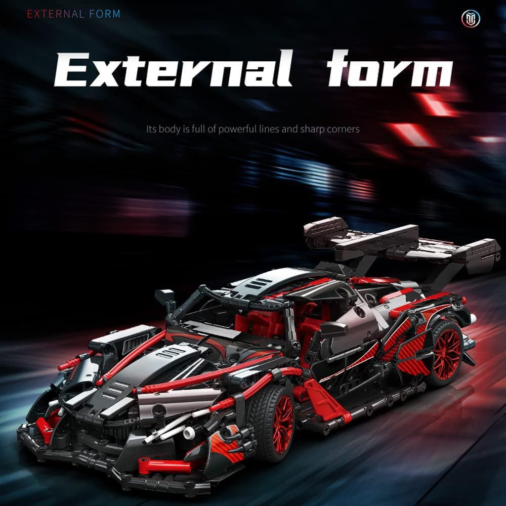 1:14 Car Model Building Set (1391 PCS)