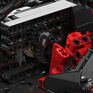 1:14 Car Model Building Set (1391 PCS)