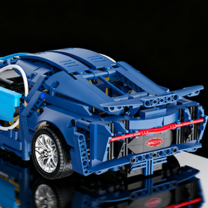 1:14 MOC Collectible Toy Blue Race Car Model Kit (1144pcs)