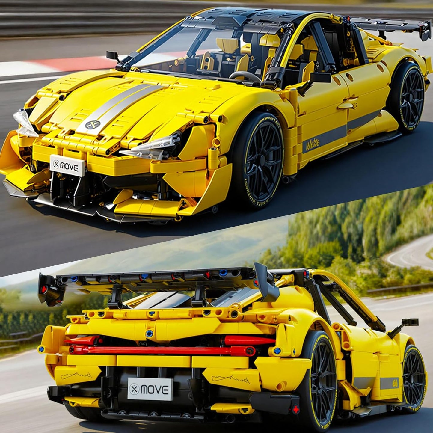 1:10 Sports Race Car Building Set (2143PCS)