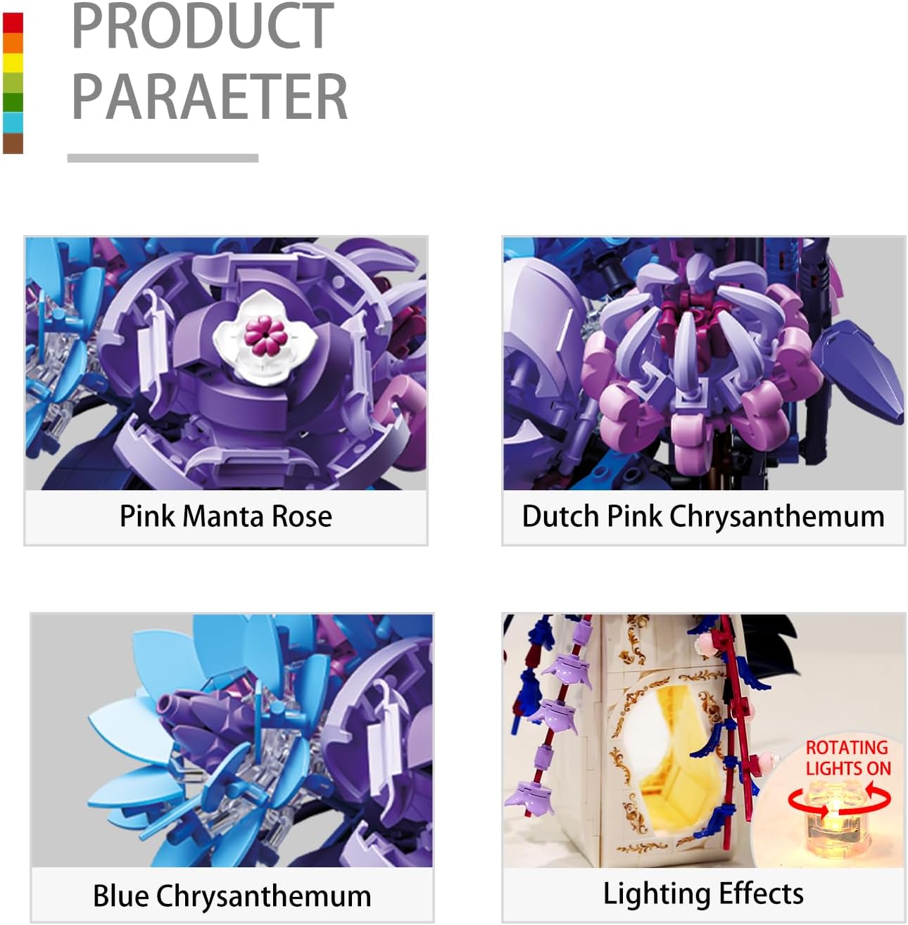 Flowers Bouquet Building Set