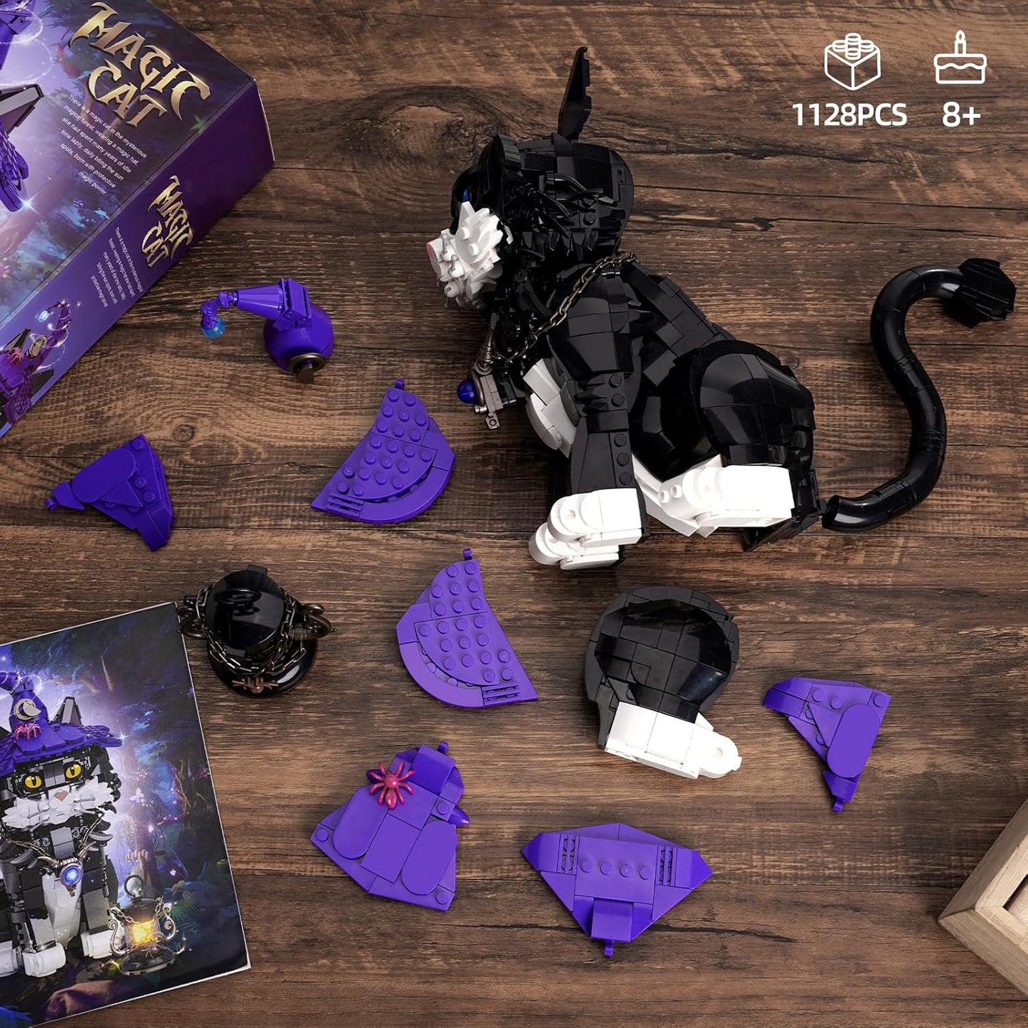 Harry Magic Cat Animal Building Set(1128 PCS)