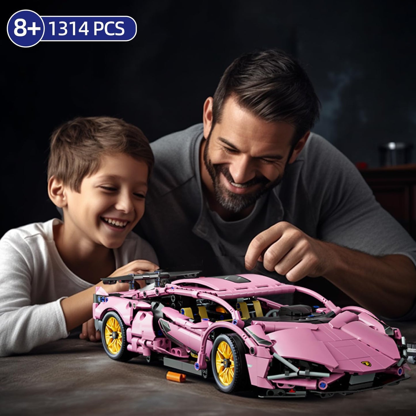 1:14 Sport Race Car Building Block Sets (1314 PCS)