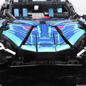 1:14 MOC Toys Car Building Kit, Racing Car Model Kits