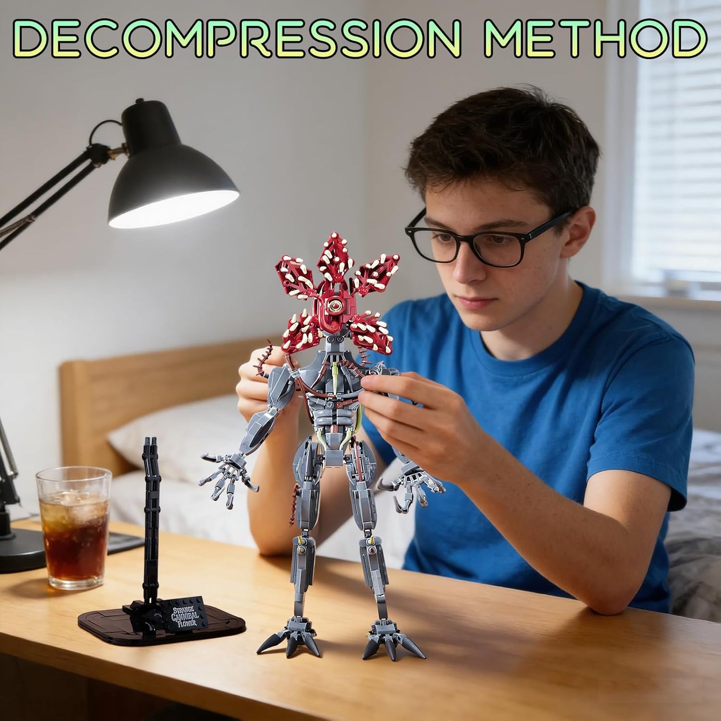 2-in-1 Demogorgon Cannibal Flower Building Set(858PCS)