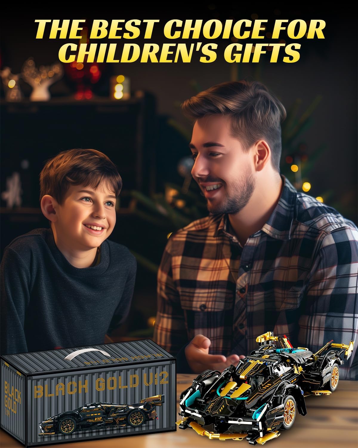 1:14 V12 Technic Super Sports Cars Model Sets(1314 PCS)