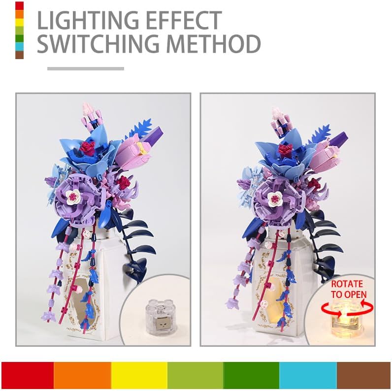 Flowers Bouquet Building Set