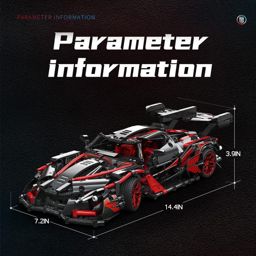 1:14 Car Model Building Set (1391 PCS)