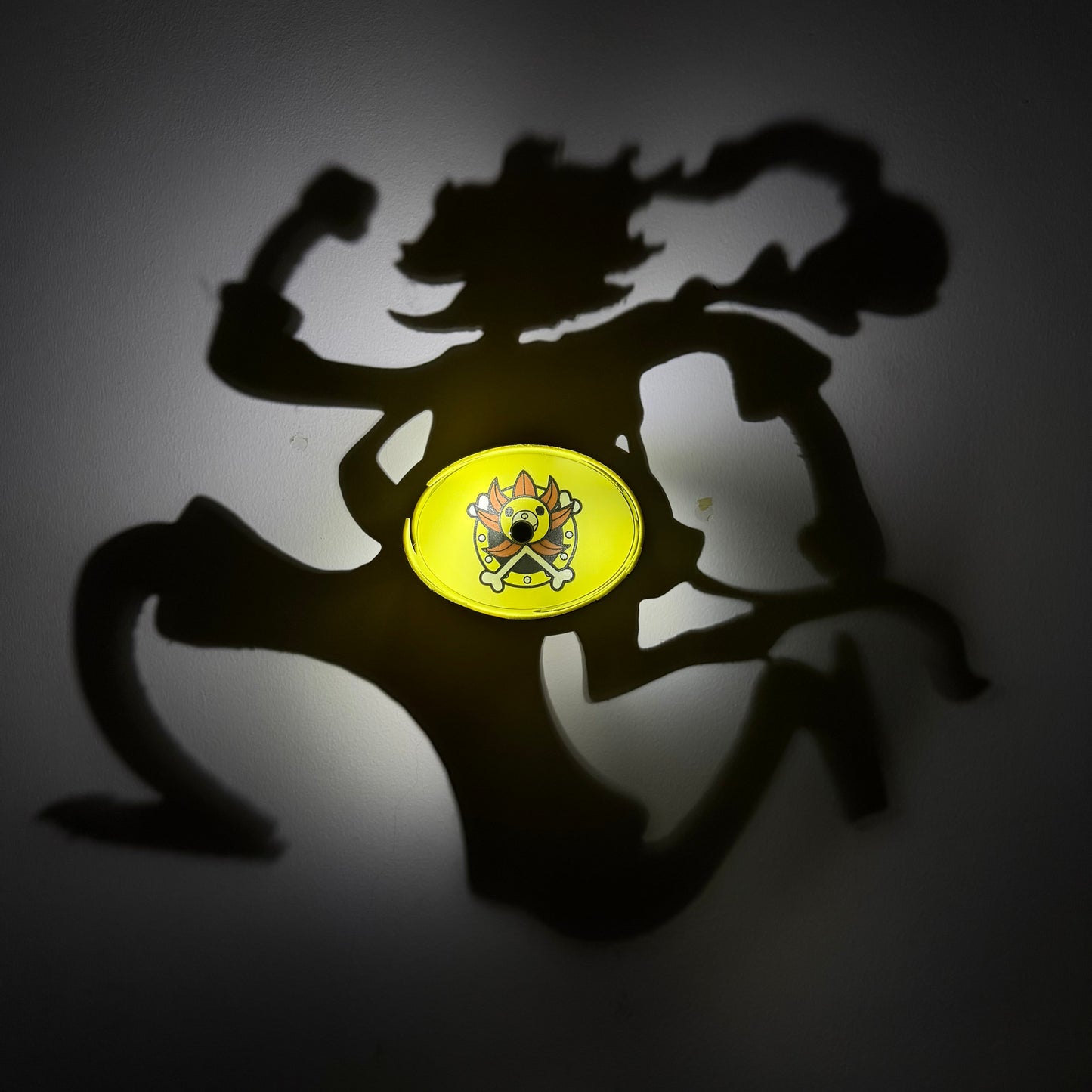 Monkey D Luffy LED Shadow Lamp Anime Silhouette Night Light Bedroom Decor Fans Gift