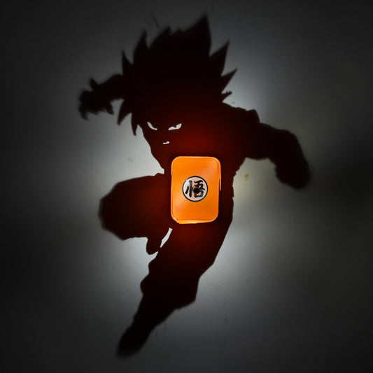 Super Saiyan Dragon Ball LED Shadow Lamp Anime Silhouette Night Light Bedroom Decor Lamp Fan Gift